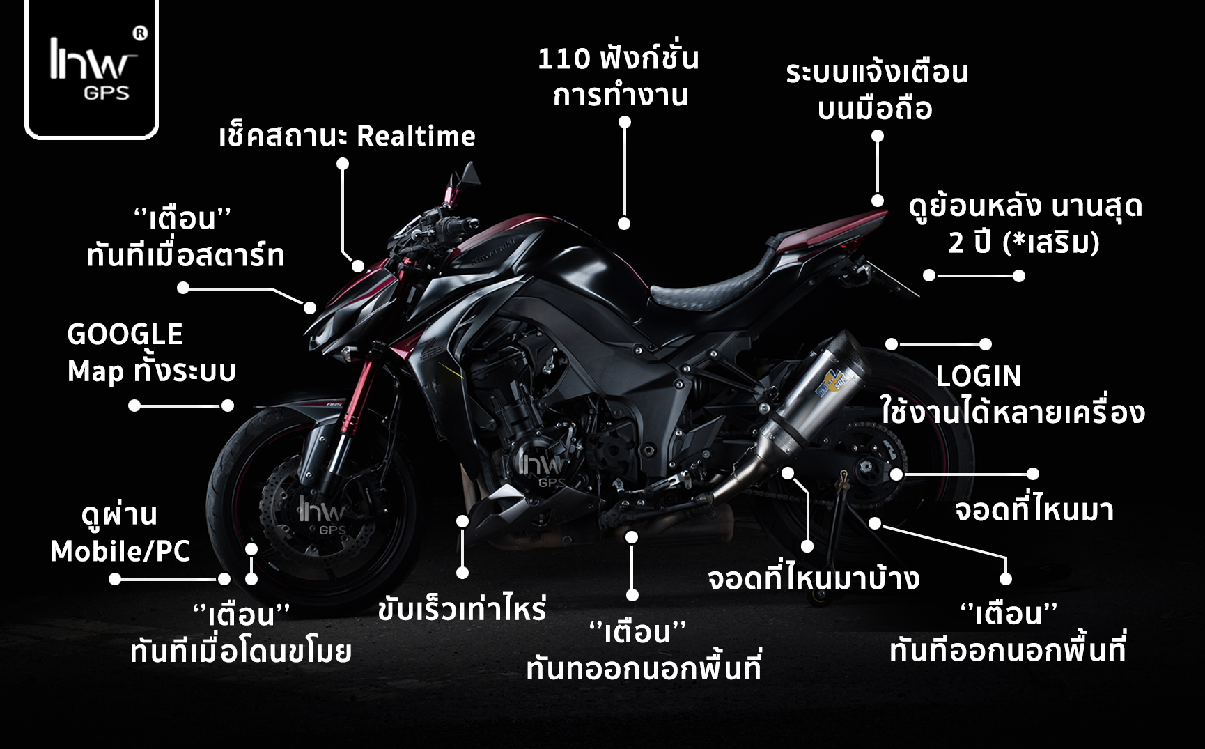 จีพีเอสติดตามมอเตอร์ไซค์