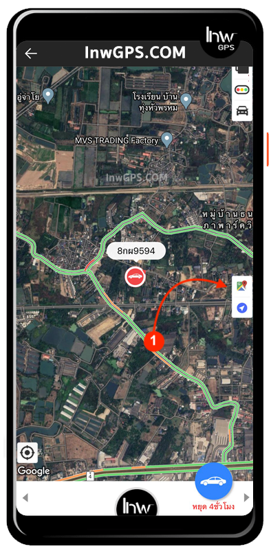 GPSติดตามรถ เชื่อม GOOGLE1